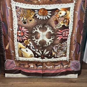 Hermes Brown and Pink La Vie du Grand Nord